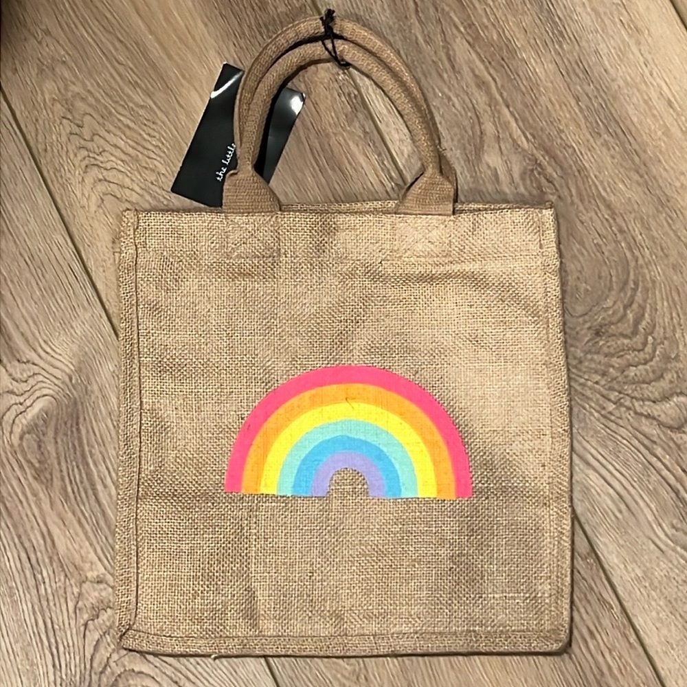 The little market jute tote new with tags boutique gift